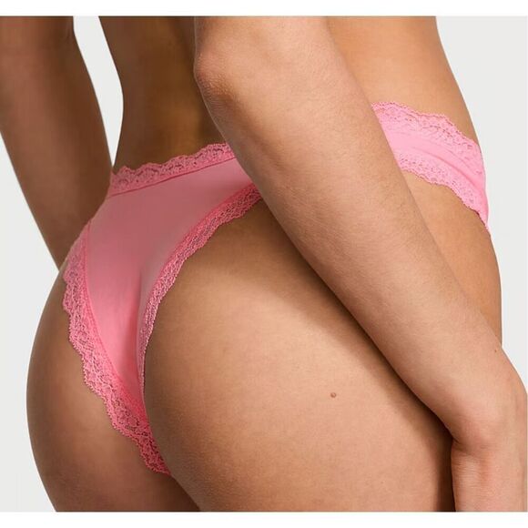 SPRING/SUMMER 2025 DREAM ANGELS Lace-Trim Brazilian Panty-Size Medium-NWT - Picture 4 of 8